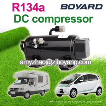 Boyard DC 12V R134a auto compresor de aire acondicionado para el aire solar portátil del coche